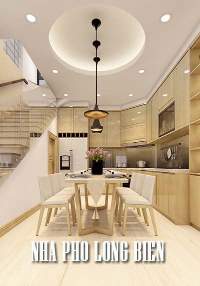 Thiết kế nội thất nhà phố tại Long Biên HN