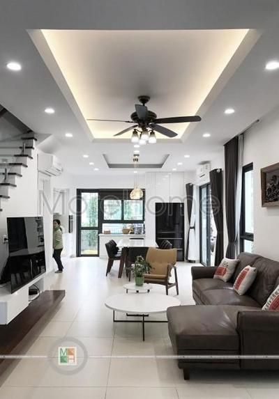 Thi công nội thất biệt thự hiện đại tại Vinhomes Thăng Long - Anh Minh