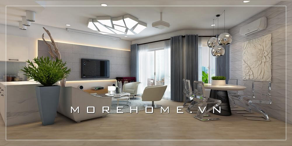 Morehome với những ý tưởng trang trí phòng khách nổi bật nhất năm 2022